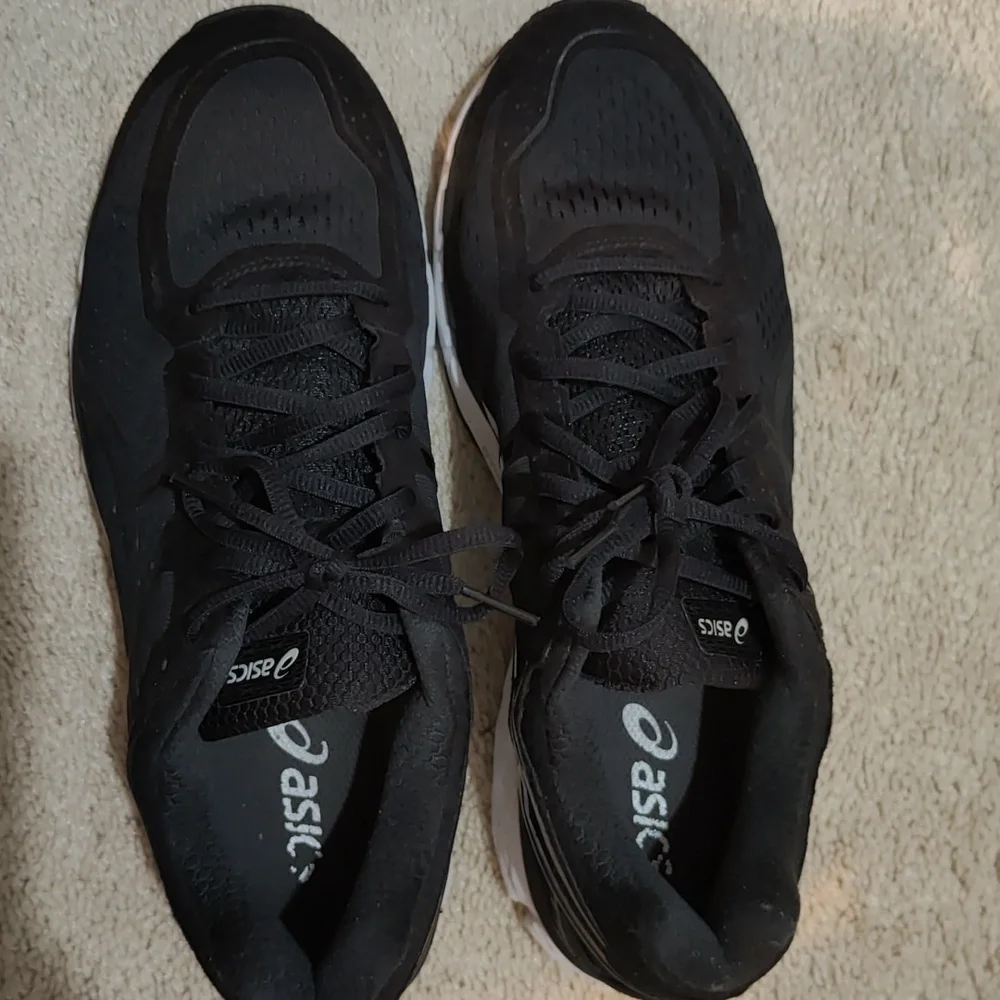 Asics Gel Kayano 22 Black Size 10.5M - Picture 6 of 7
